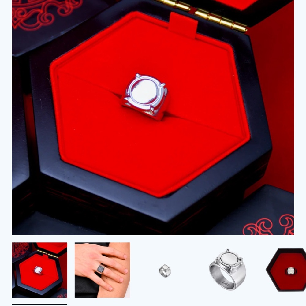 Stunning Miraculous Adrien’s ring.
